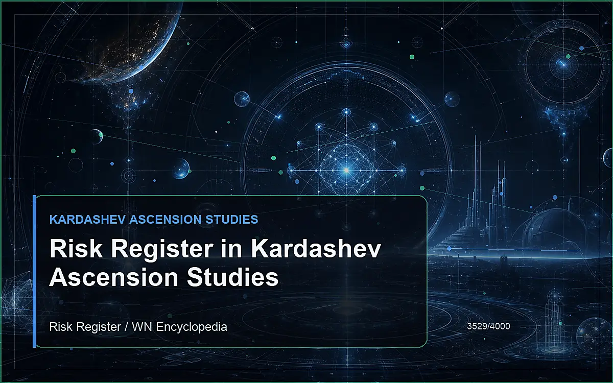 AI-generated encyclopedia reference image for Risk Register in Kardashev Ascension Studies