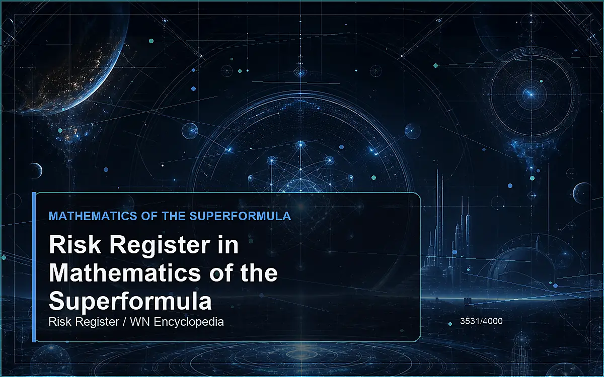 AI-generated encyclopedia reference image for Risk Register in Mathematics of the Superformula
