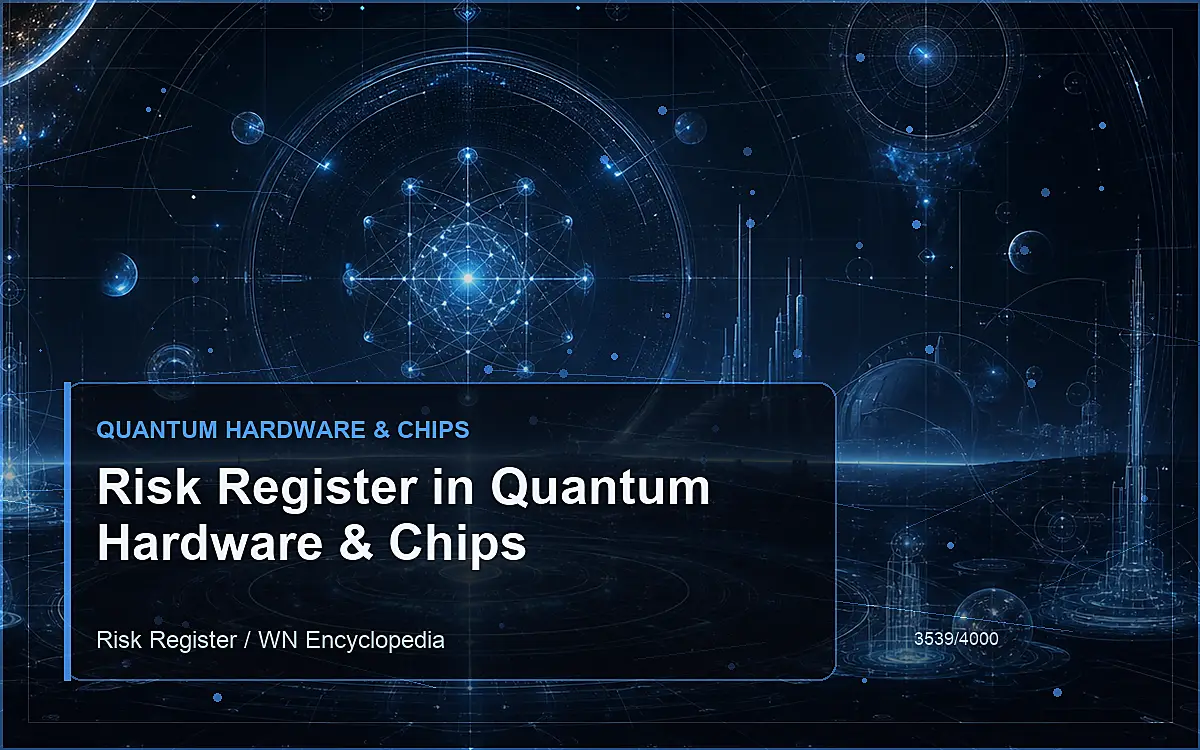AI-generated encyclopedia reference image for Risk Register in Quantum Hardware & Chips