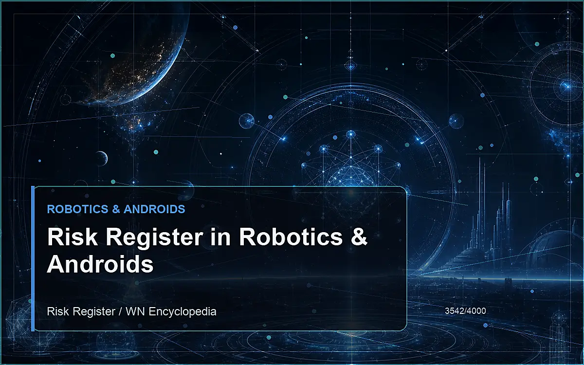 AI-generated encyclopedia reference image for Risk Register in Robotics & Androids