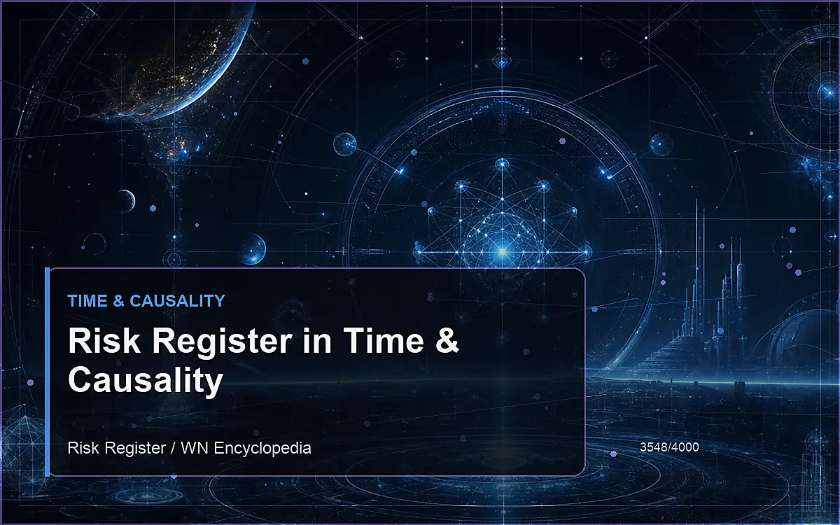 AI-generated encyclopedia reference image for Risk Register in Time & Causality