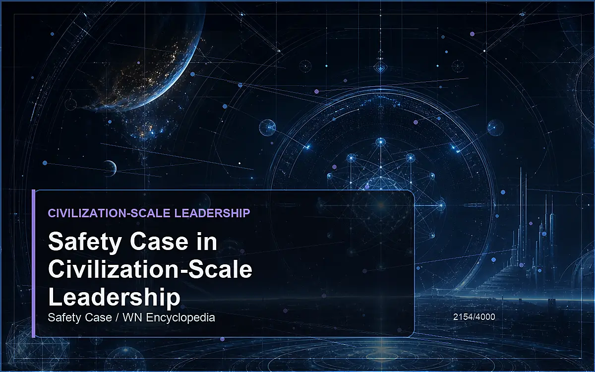 AI-generated encyclopedia reference image for Safety Case in Civilization-Scale Leadership