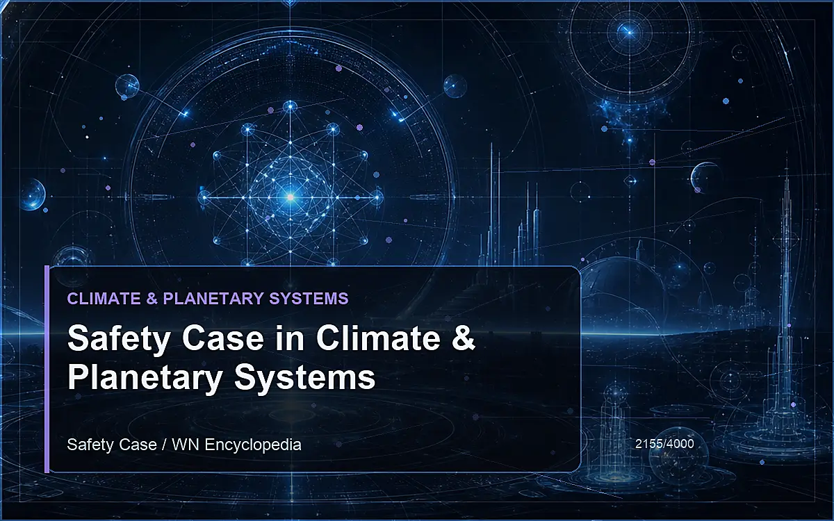 AI-generated encyclopedia reference image for Safety Case in Climate & Planetary Systems