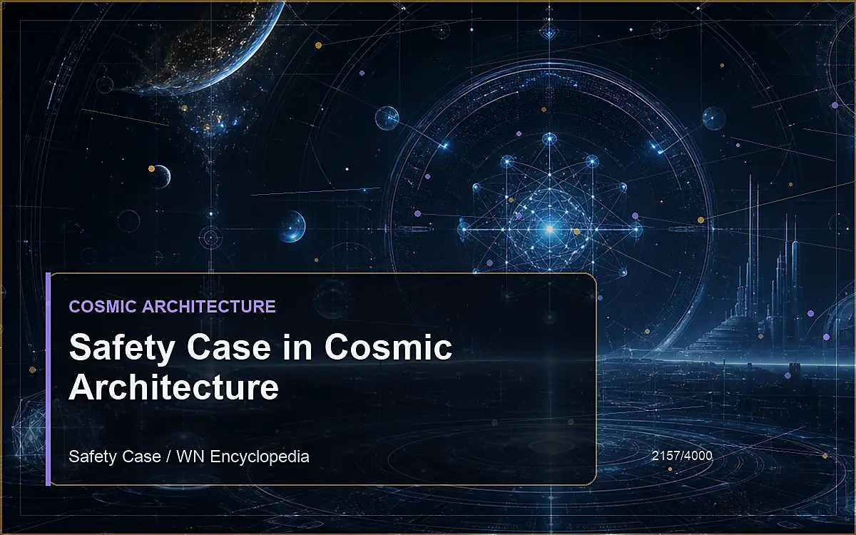 AI-generated encyclopedia reference image for Safety Case in Cosmic Architecture