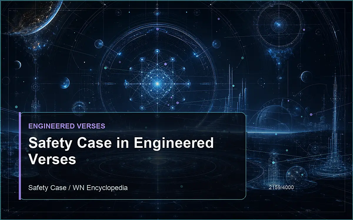 AI-generated encyclopedia reference image for Safety Case in Engineered Verses