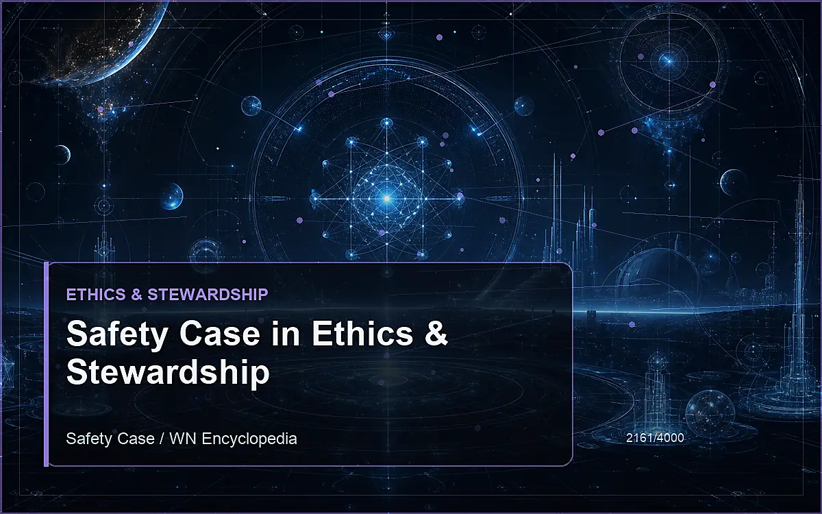 AI-generated encyclopedia reference image for Safety Case in Ethics & Stewardship