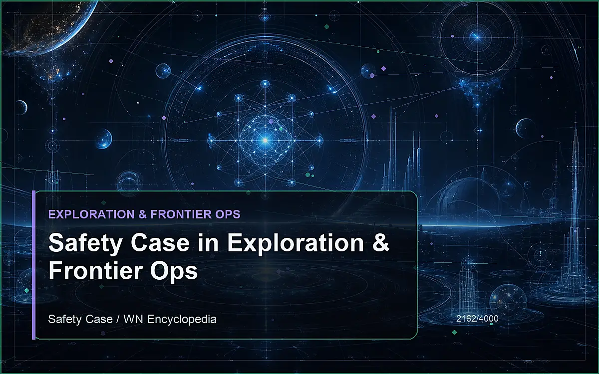 AI-generated encyclopedia reference image for Safety Case in Exploration & Frontier Ops