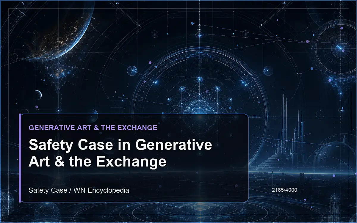 AI-generated encyclopedia reference image for Safety Case in Generative Art & the Exchange