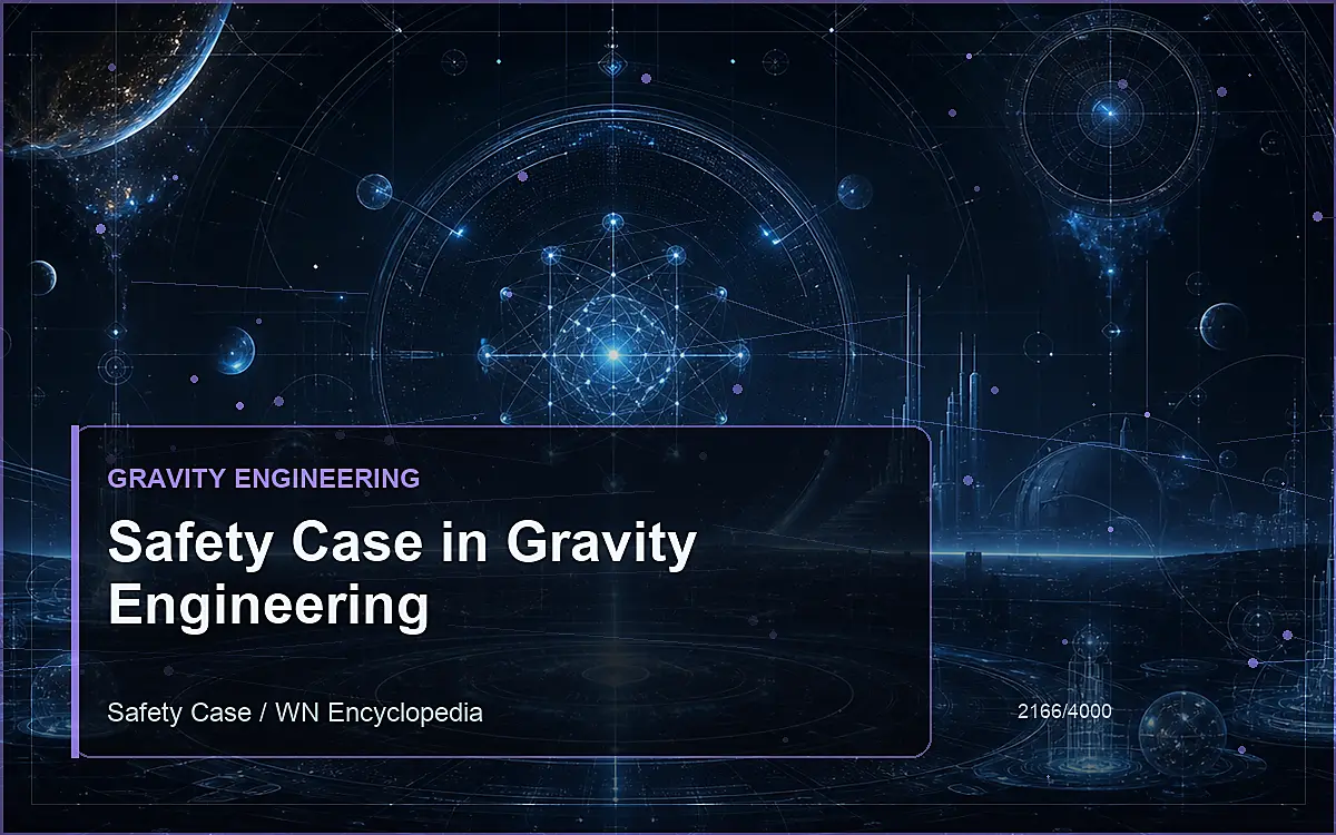 AI-generated encyclopedia reference image for Safety Case in Gravity Engineering