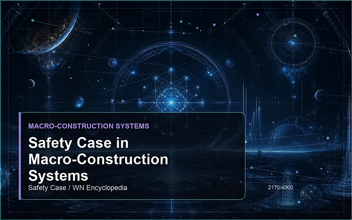 AI-generated encyclopedia reference image for Safety Case in Macro-Construction Systems