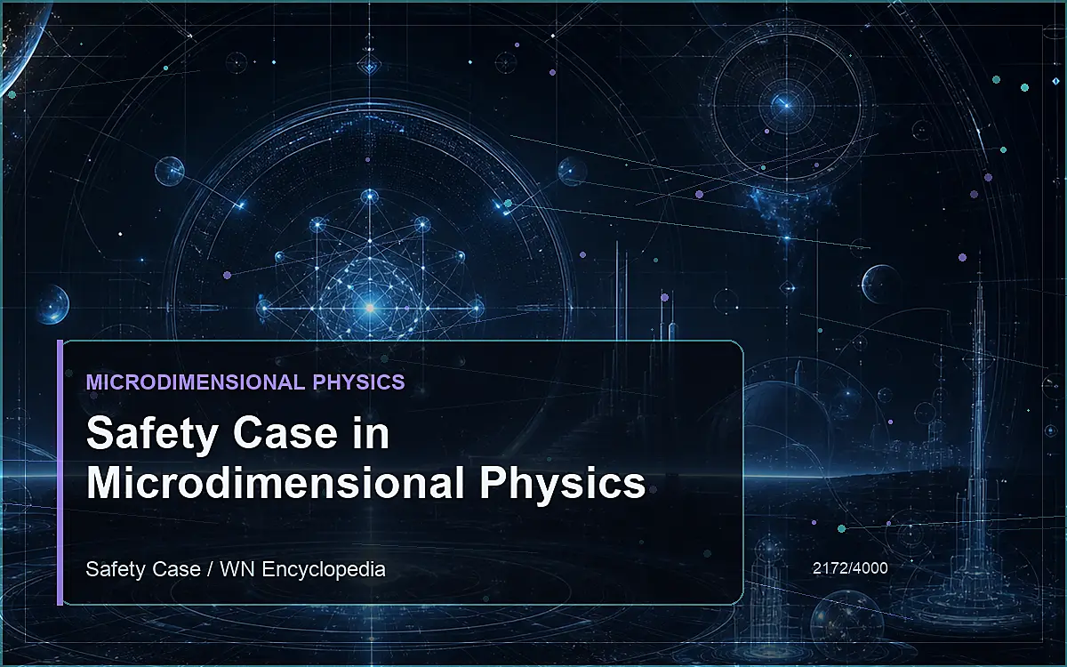 AI-generated encyclopedia reference image for Safety Case in Microdimensional Physics