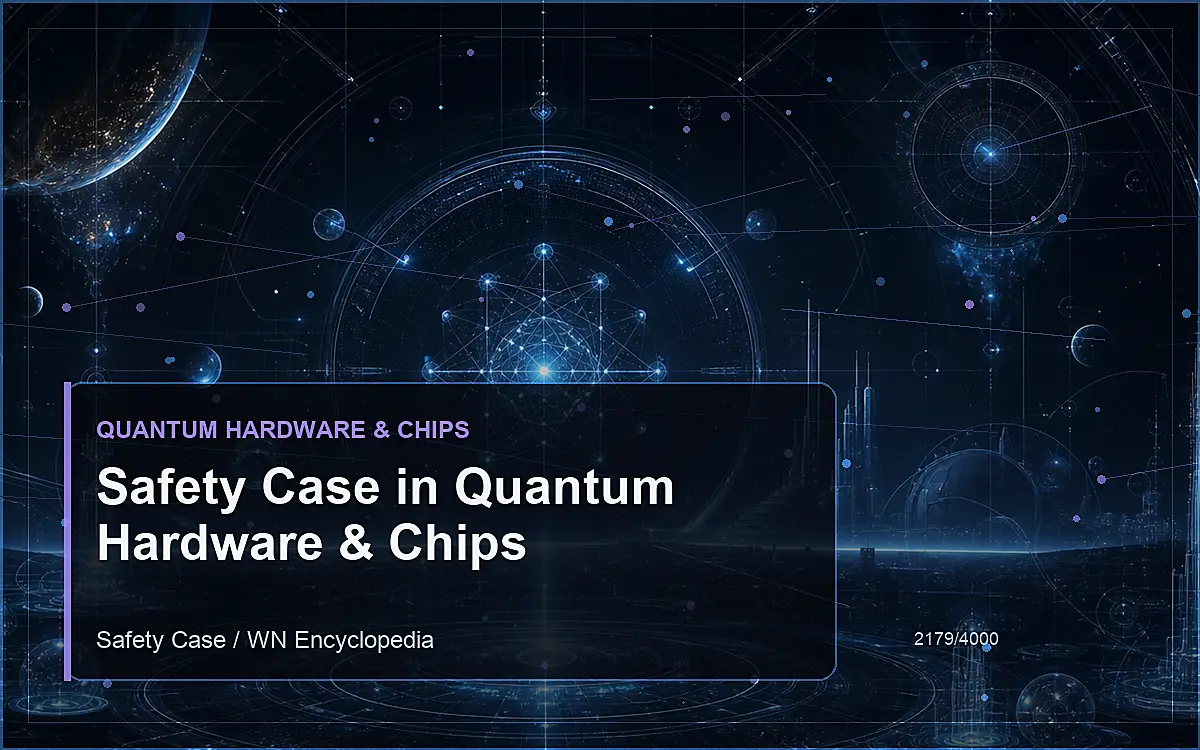 AI-generated encyclopedia reference image for Safety Case in Quantum Hardware & Chips