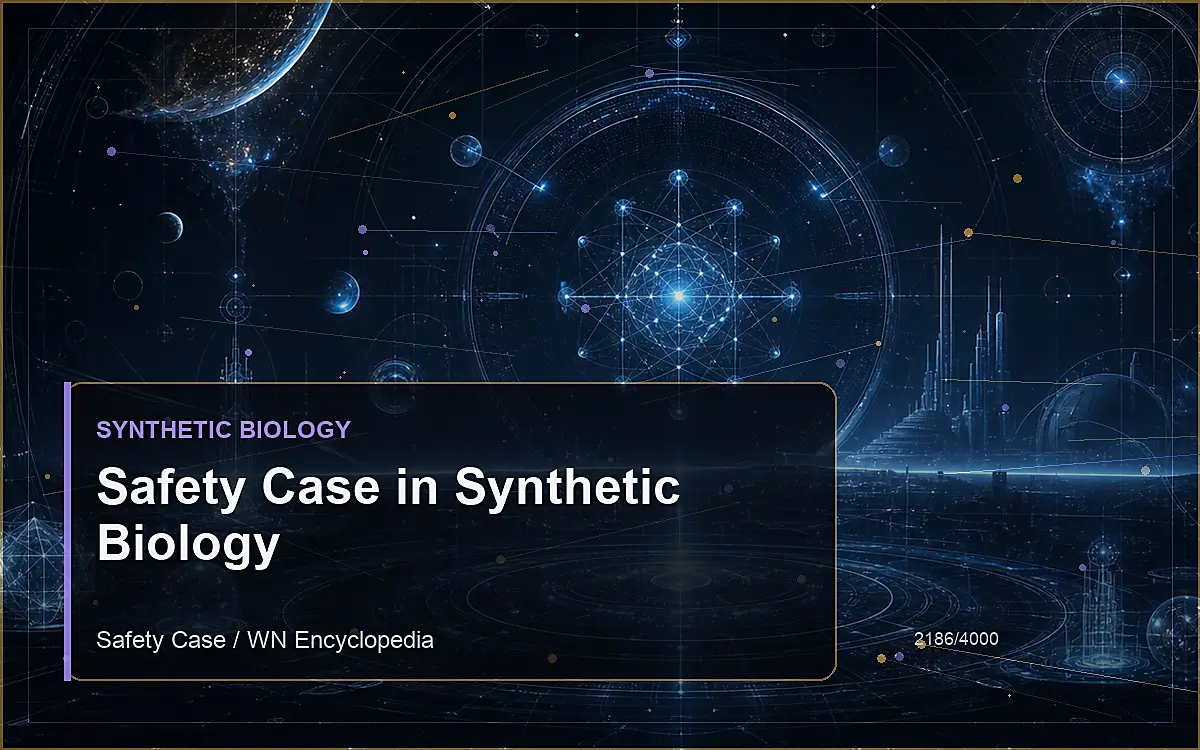 AI-generated encyclopedia reference image for Safety Case in Synthetic Biology