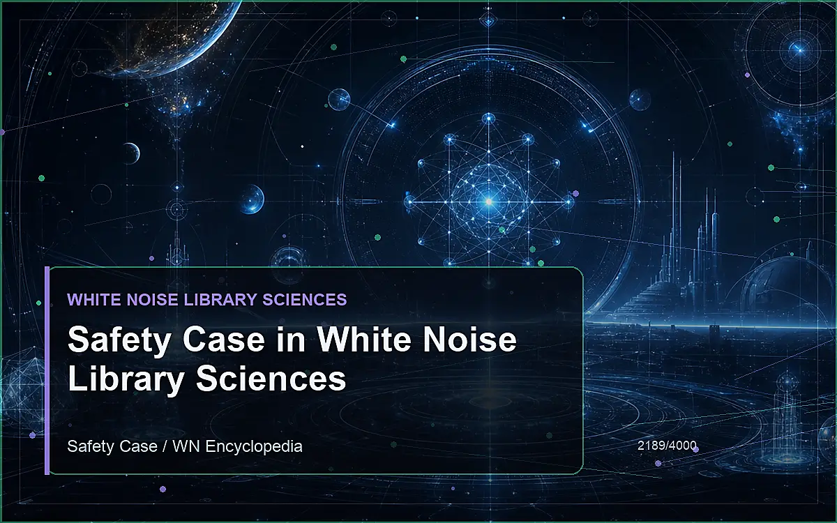 AI-generated encyclopedia reference image for Safety Case in White Noise Library Sciences
