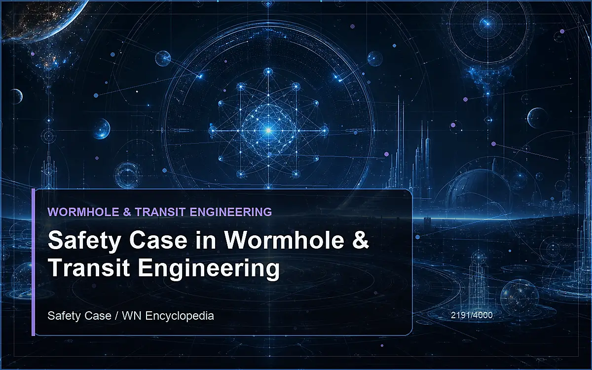 AI-generated encyclopedia reference image for Safety Case in Wormhole & Transit Engineering