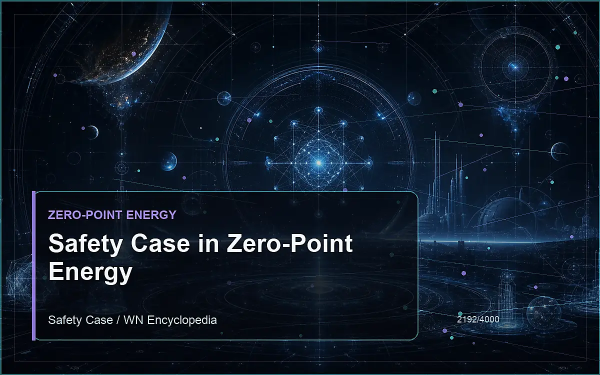 AI-generated encyclopedia reference image for Safety Case in Zero-Point Energy