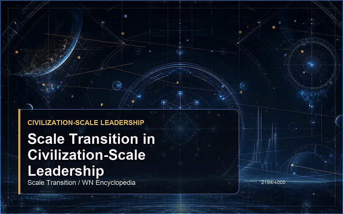 AI-generated encyclopedia reference image for Scale Transition in Civilization-Scale Leadership