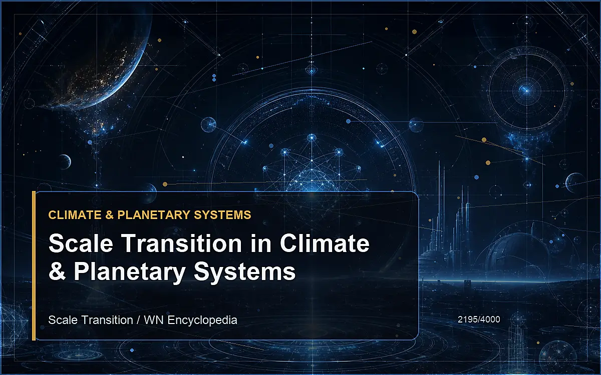 AI-generated encyclopedia reference image for Scale Transition in Climate & Planetary Systems