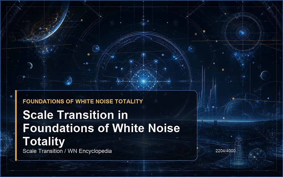 AI-generated encyclopedia reference image for Scale Transition in Foundations of White Noise Totality