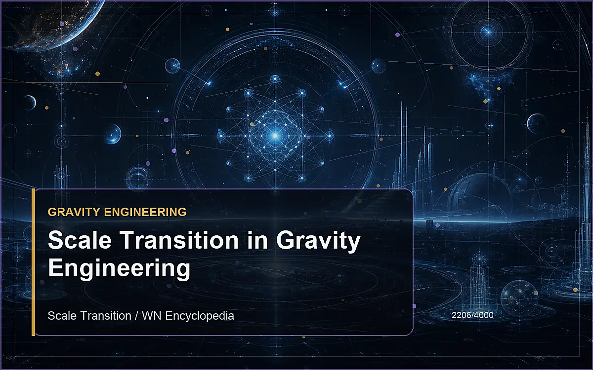 AI-generated encyclopedia reference image for Scale Transition in Gravity Engineering