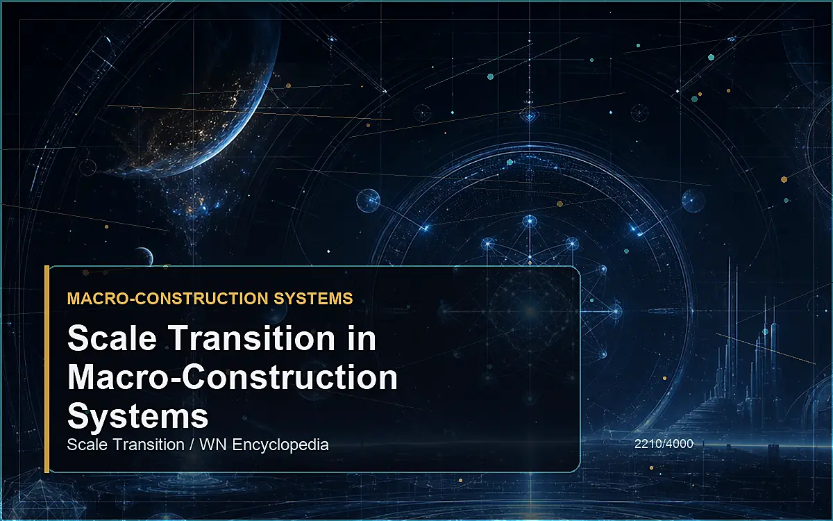 AI-generated encyclopedia reference image for Scale Transition in Macro-Construction Systems