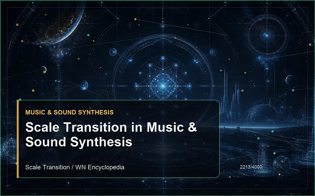 AI-generated encyclopedia reference image for Scale Transition in Music & Sound Synthesis
