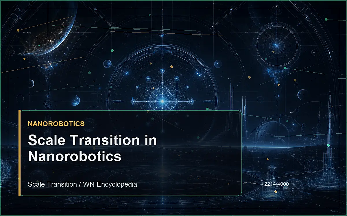 AI-generated encyclopedia reference image for Scale Transition in Nanorobotics
