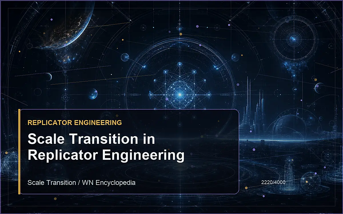 AI-generated encyclopedia reference image for Scale Transition in Replicator Engineering
