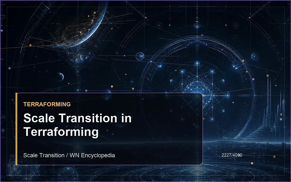 AI-generated encyclopedia reference image for Scale Transition in Terraforming