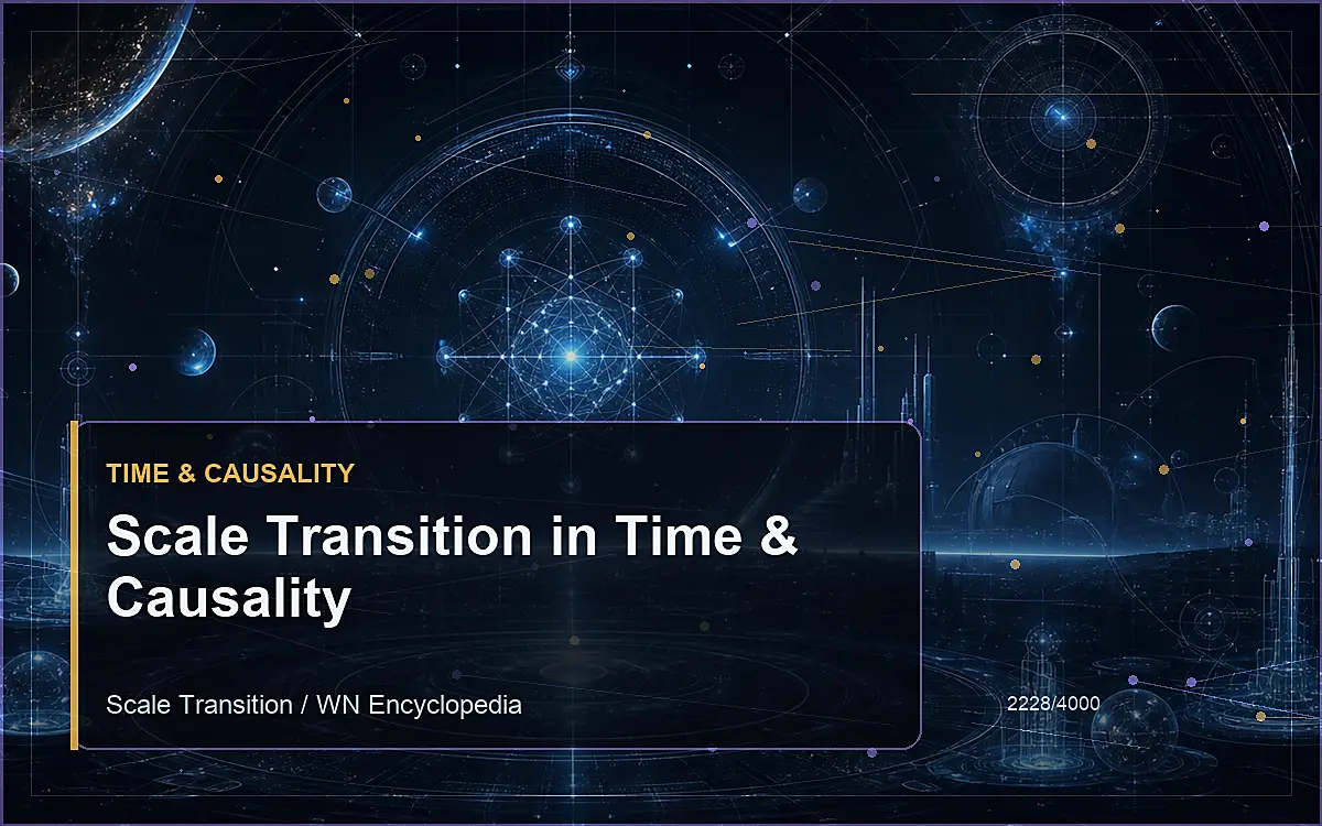 AI-generated encyclopedia reference image for Scale Transition in Time & Causality