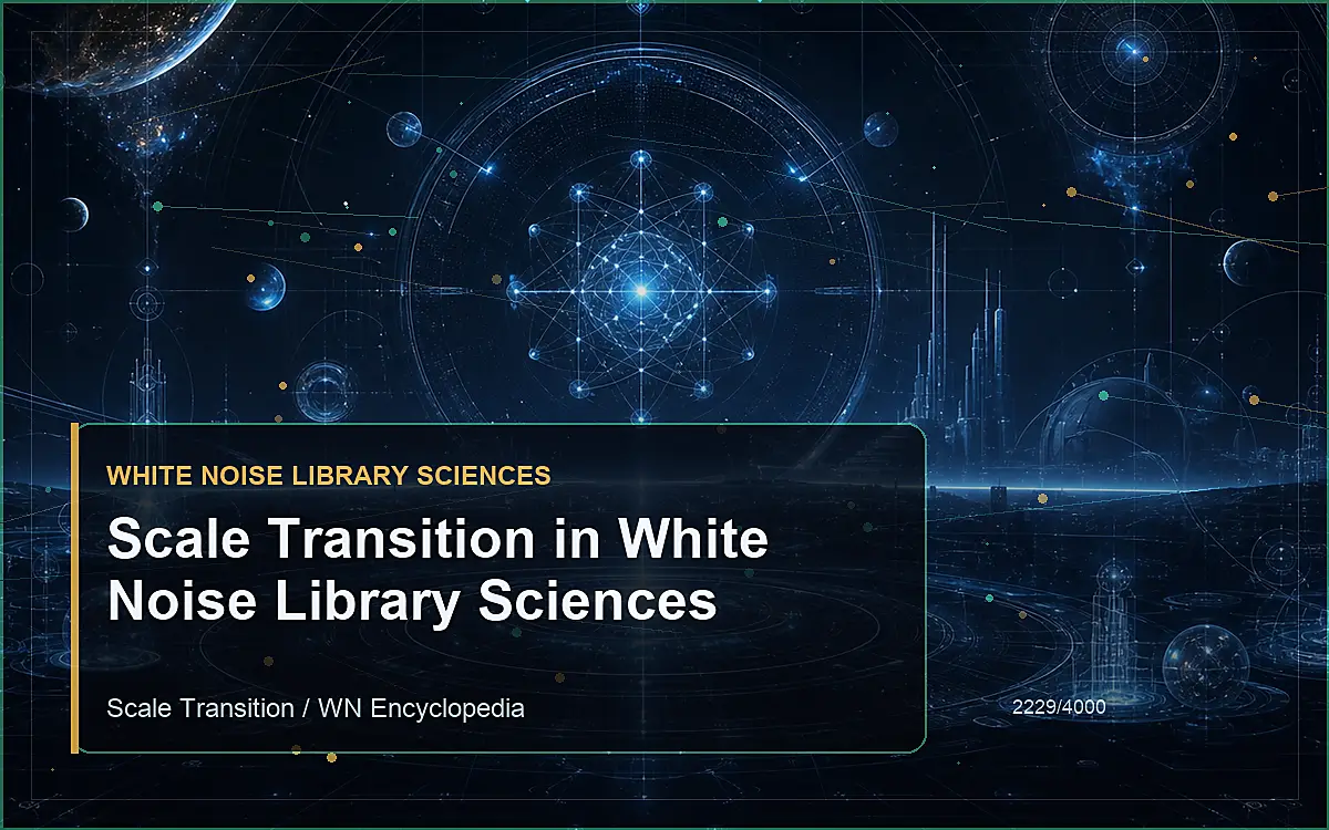AI-generated encyclopedia reference image for Scale Transition in White Noise Library Sciences