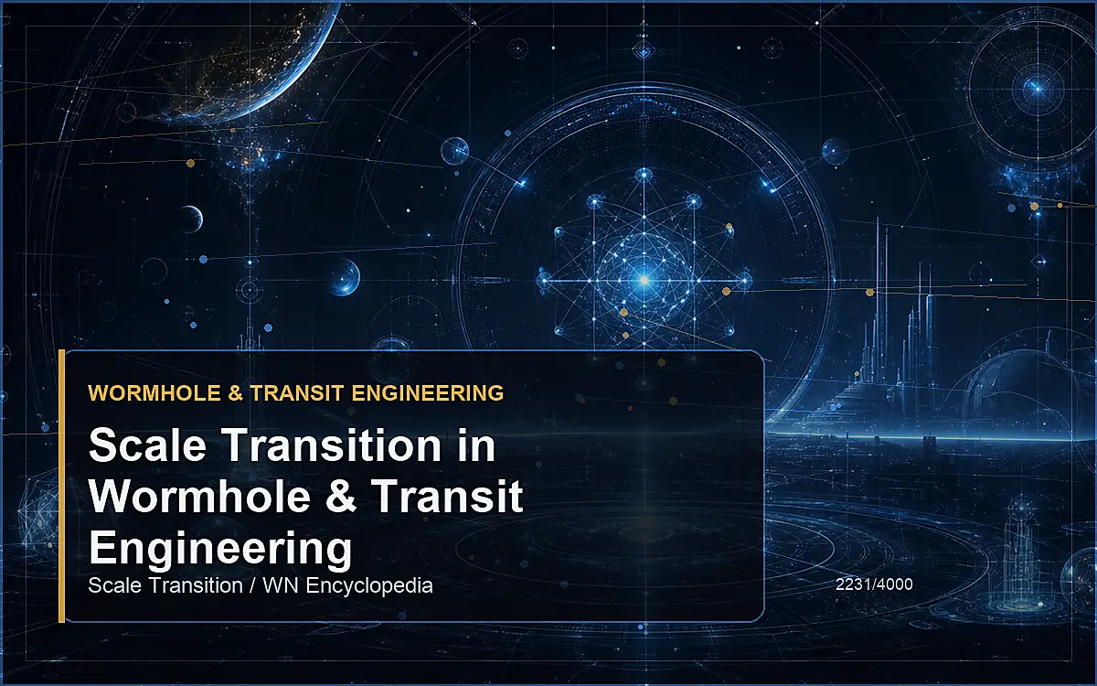 AI-generated encyclopedia reference image for Scale Transition in Wormhole & Transit Engineering