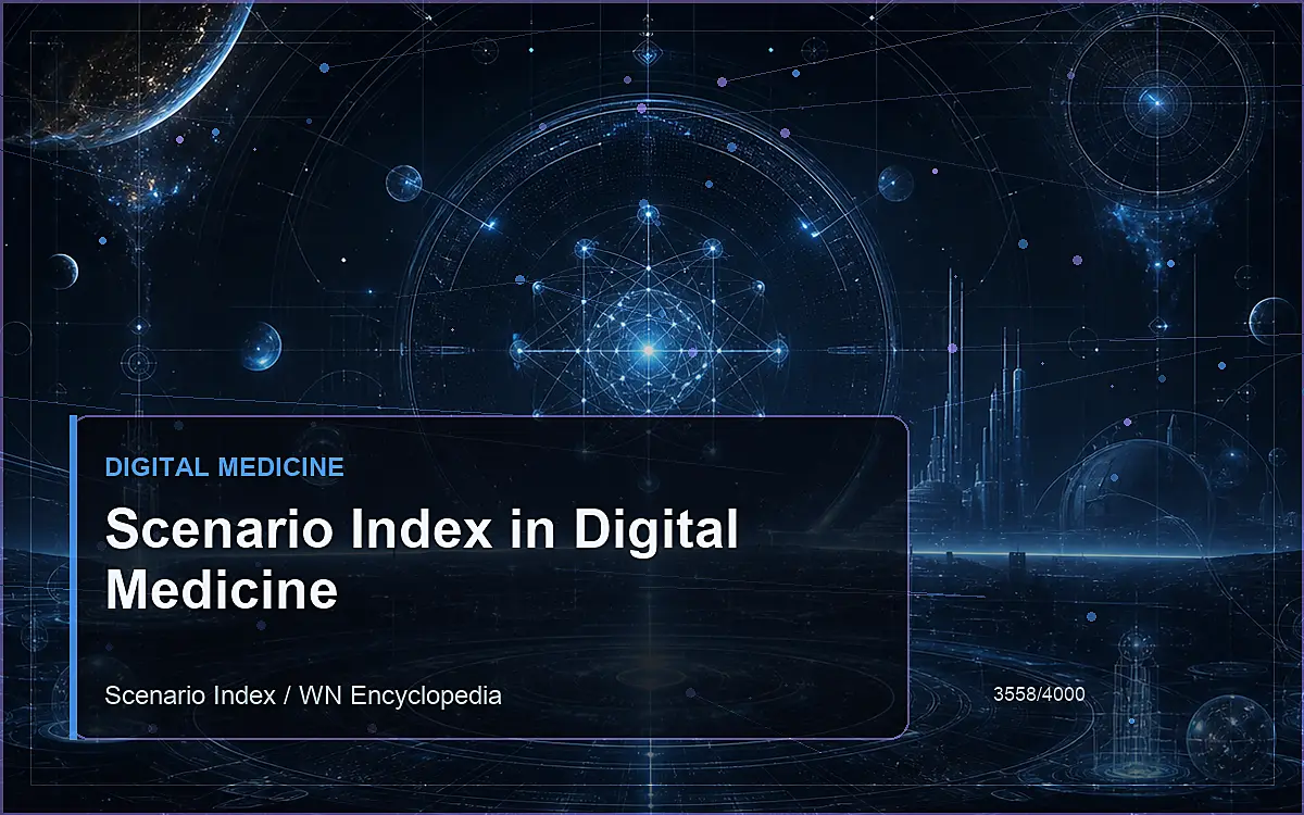 AI-generated encyclopedia reference image for Scenario Index in Digital Medicine