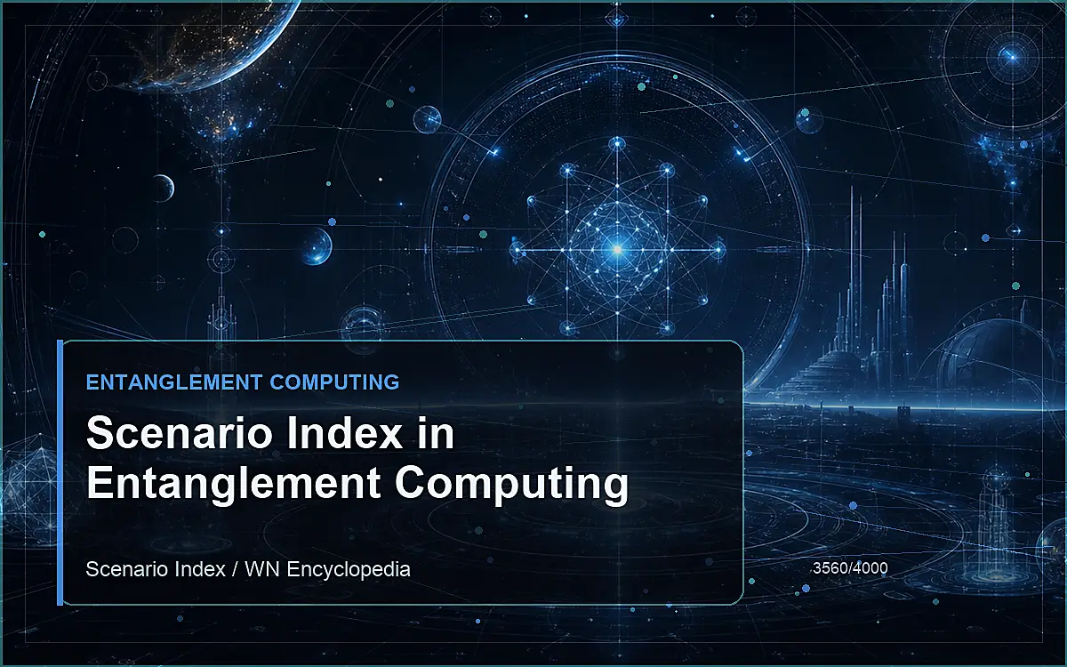 AI-generated encyclopedia reference image for Scenario Index in Entanglement Computing