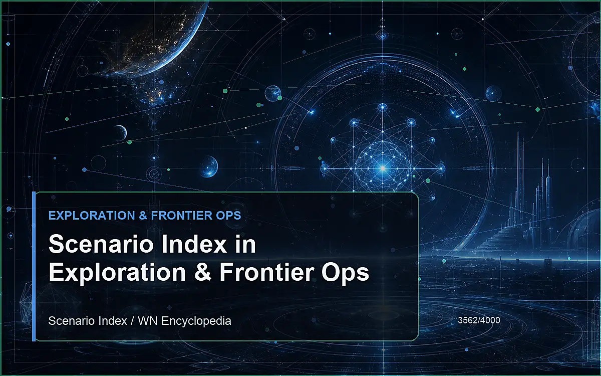 AI-generated encyclopedia reference image for Scenario Index in Exploration & Frontier Ops