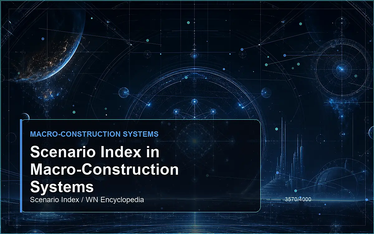 AI-generated encyclopedia reference image for Scenario Index in Macro-Construction Systems