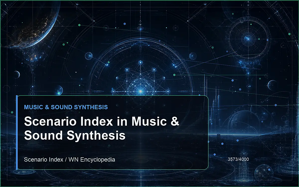 AI-generated encyclopedia reference image for Scenario Index in Music & Sound Synthesis