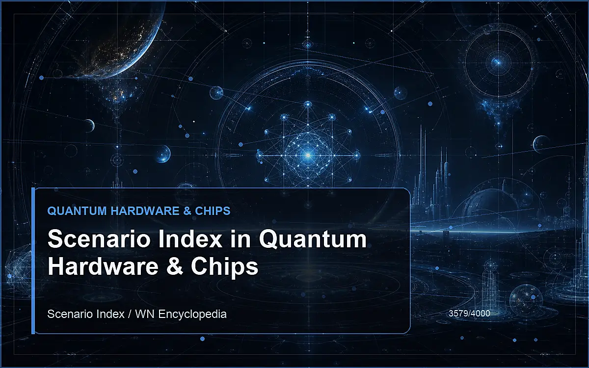 AI-generated encyclopedia reference image for Scenario Index in Quantum Hardware & Chips