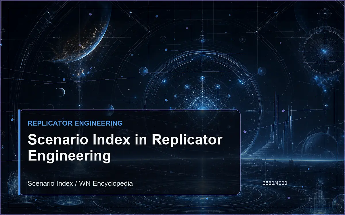 AI-generated encyclopedia reference image for Scenario Index in Replicator Engineering