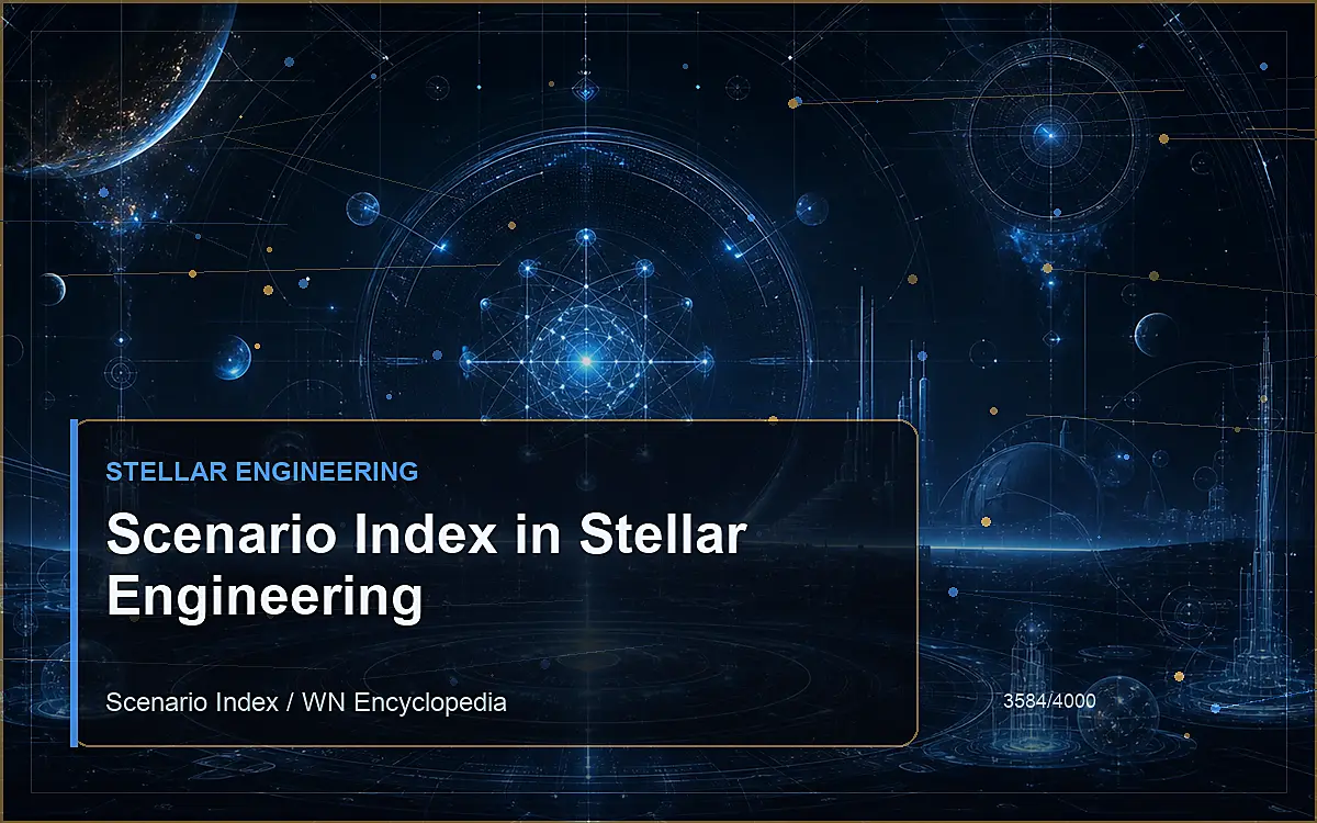 AI-generated encyclopedia reference image for Scenario Index in Stellar Engineering