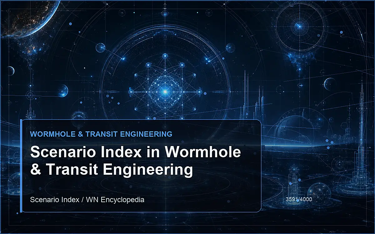 AI-generated encyclopedia reference image for Scenario Index in Wormhole & Transit Engineering