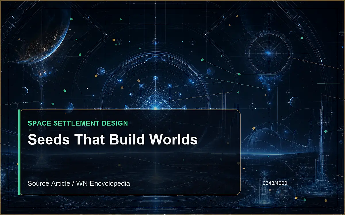AI-generated encyclopedia reference image for Seeds That Build Worlds