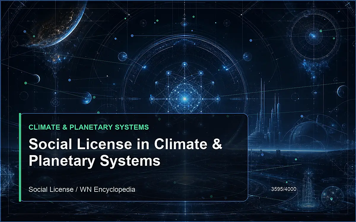 AI-generated encyclopedia reference image for Social License in Climate & Planetary Systems