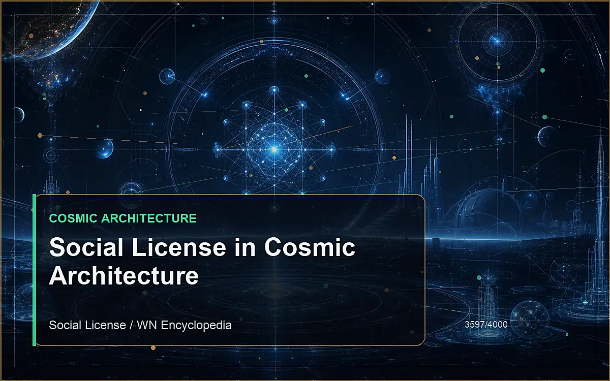AI-generated encyclopedia reference image for Social License in Cosmic Architecture