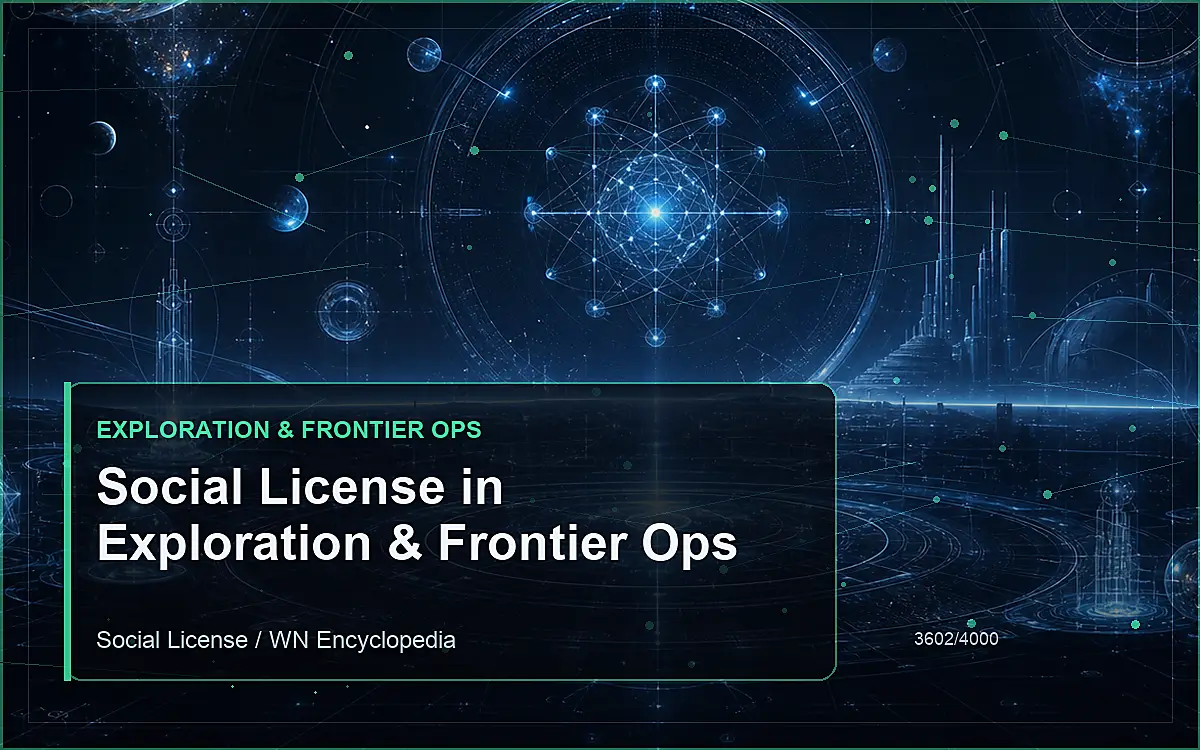 AI-generated encyclopedia reference image for Social License in Exploration & Frontier Ops