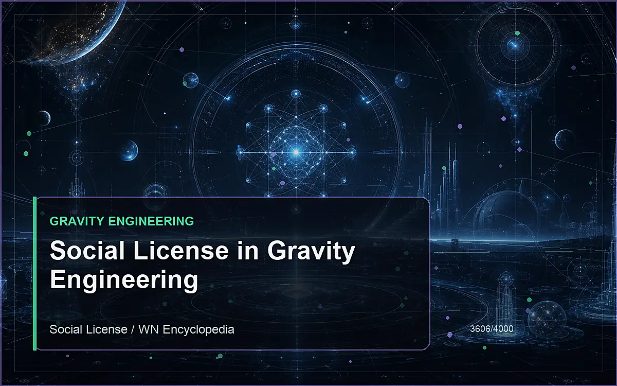 AI-generated encyclopedia reference image for Social License in Gravity Engineering