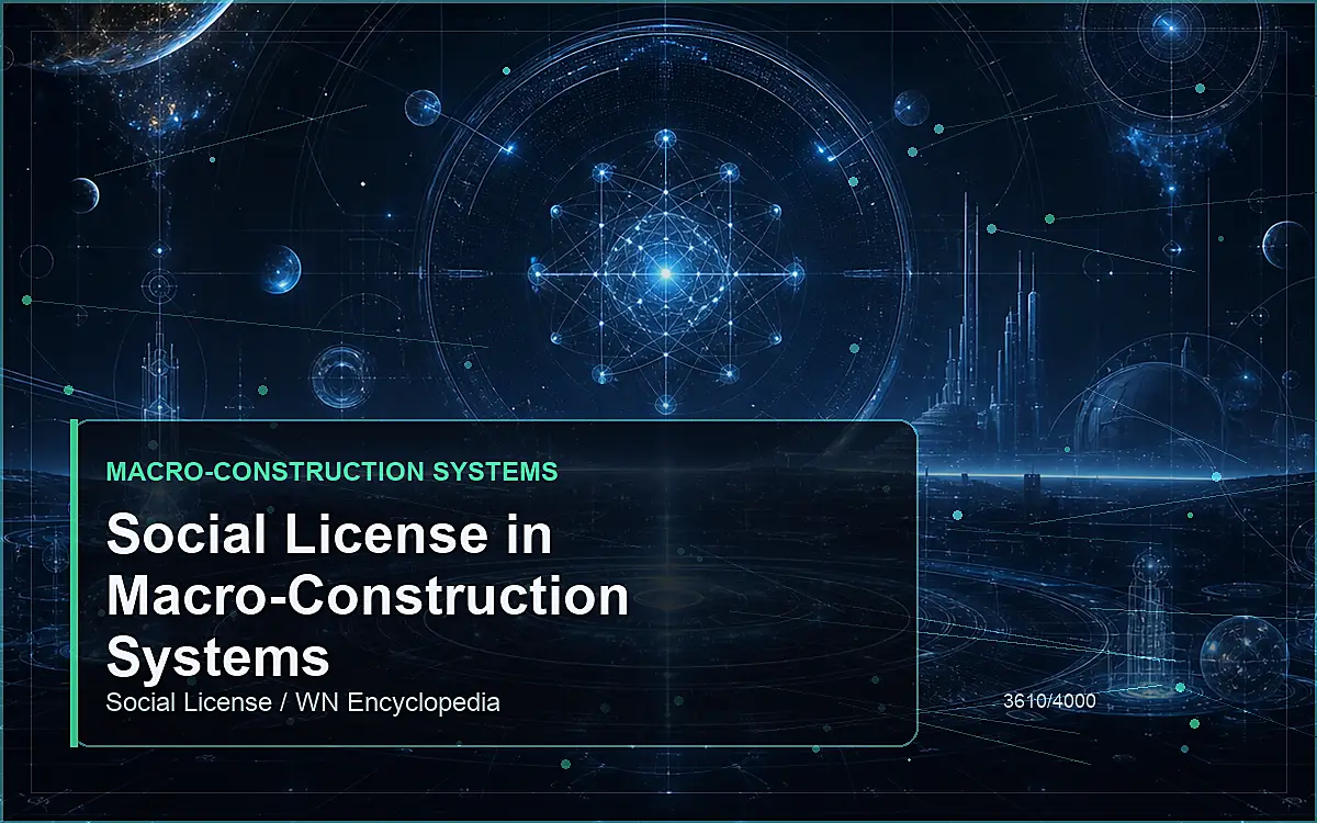 AI-generated encyclopedia reference image for Social License in Macro-Construction Systems