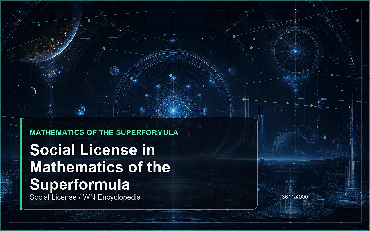 AI-generated encyclopedia reference image for Social License in Mathematics of the Superformula