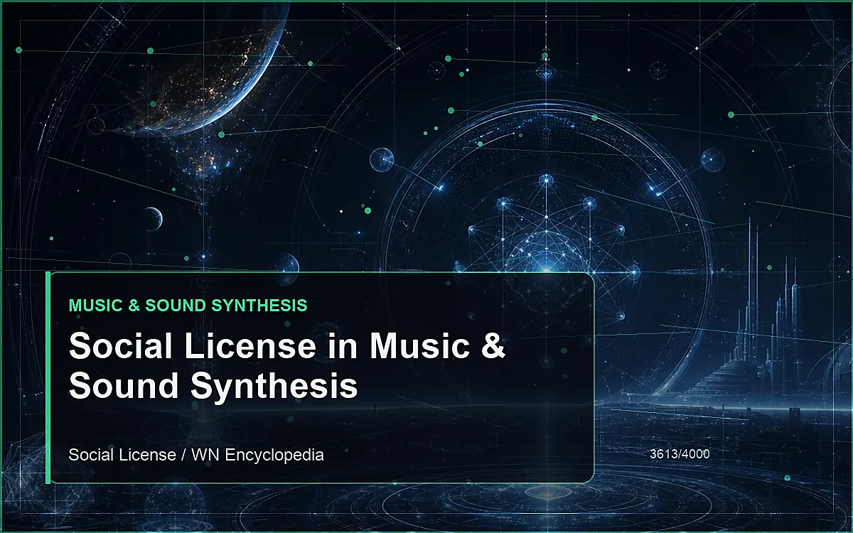 AI-generated encyclopedia reference image for Social License in Music & Sound Synthesis