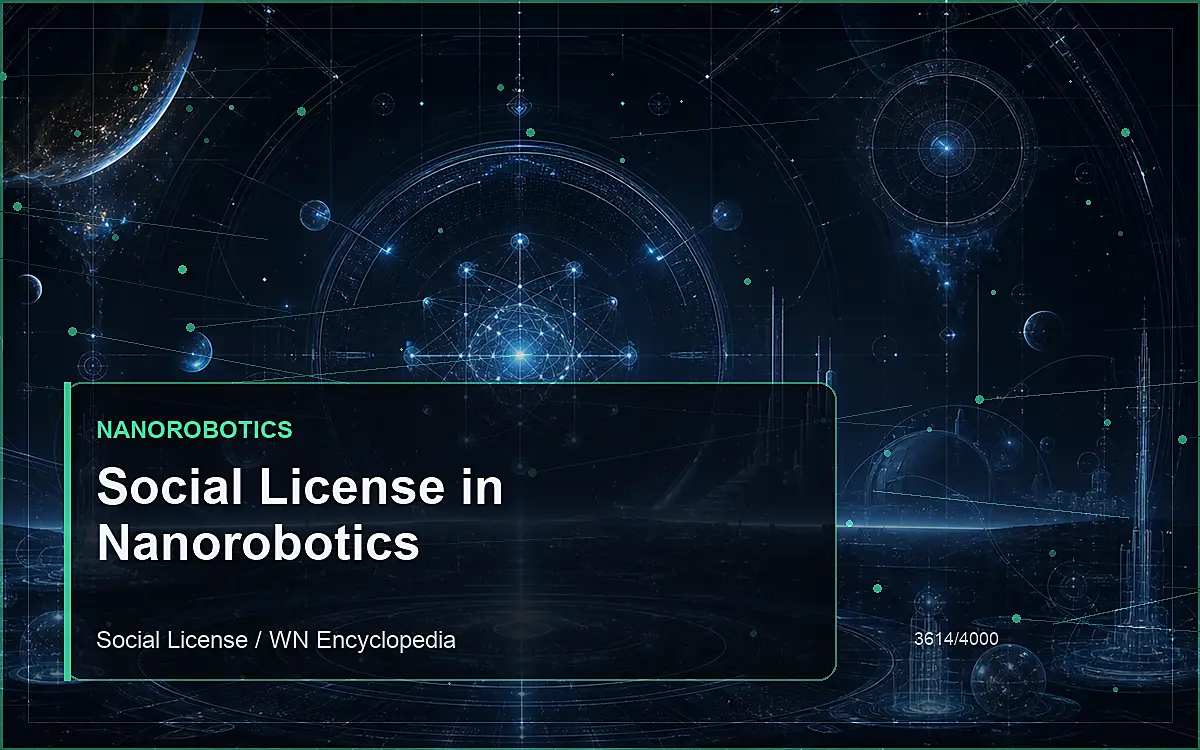 AI-generated encyclopedia reference image for Social License in Nanorobotics
